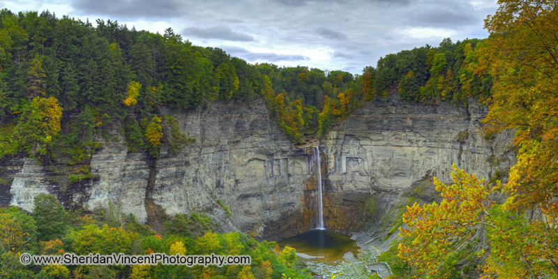 Taughannock Falls by Sheridan Vincent