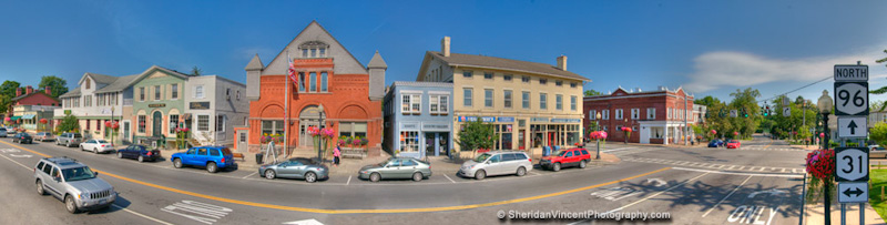 Pittsford, NY Main Street by Sheridan Vincent