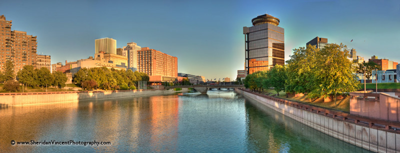 Sunset on the Genesee by Sheridan Vincent