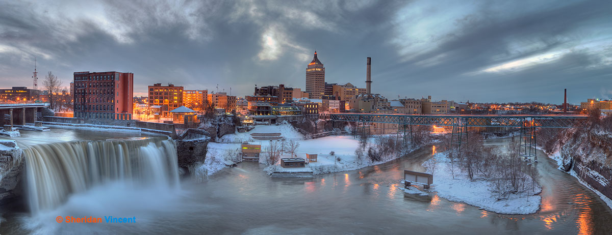 Warm Lights, Cool City by Sheridan Vincent