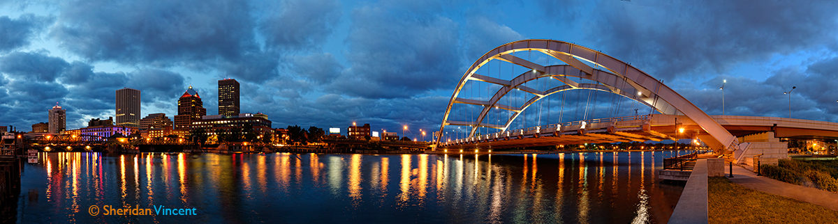 Night Sky over Rochester 2013 by Sheridan Vincent