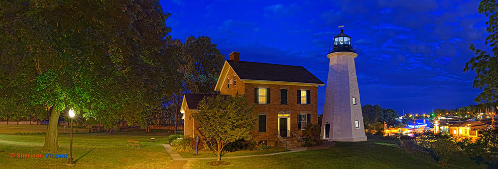 Charlotte-Genesee Lighthouse-Night Light by Sheridan Vincent