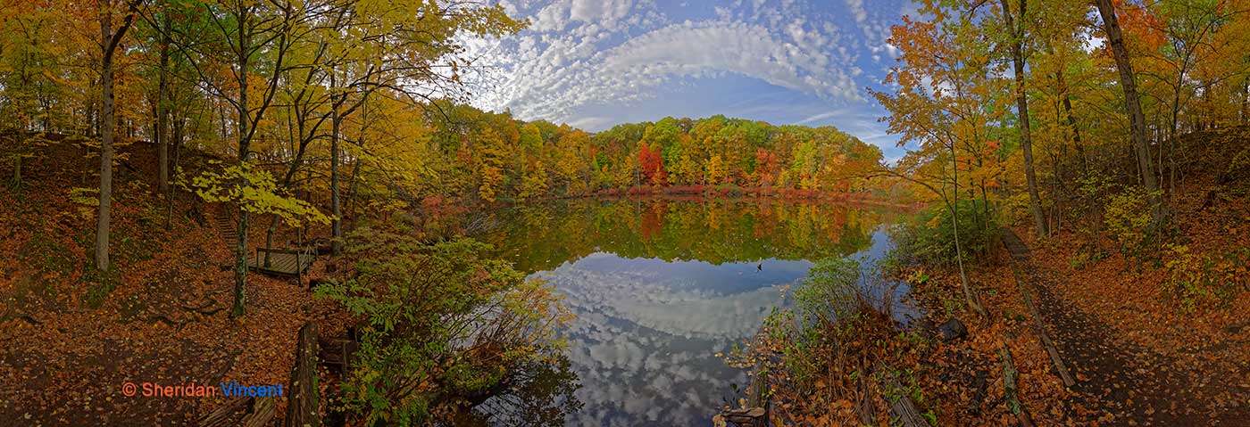 Devil's Bathtub-Mendon Ponds Park by Sheridan Vincent